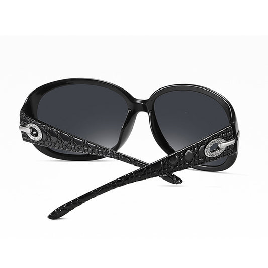 Lunettes de Soleil Femme Techsuit 2012, Polarisées, Protection UV, Rouge Gris
