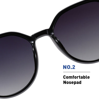 Damen-Sonnenbrille Techsuit 2203, polarisiert, UV-Schutz, Grau Rosa