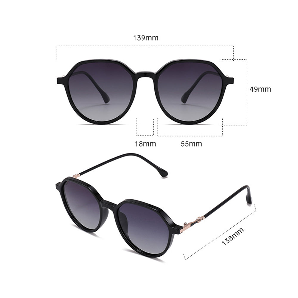 Lunettes de Soleil Femme Techsuit 2203, Polarisées, Protection UV, Marron