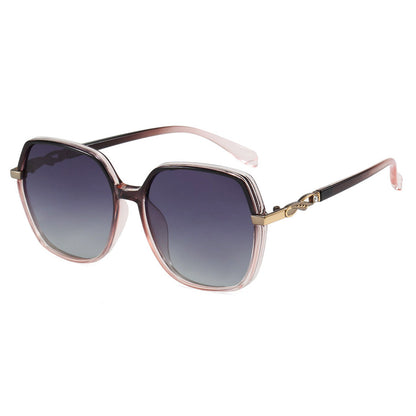 Damen-Sonnenbrille Techsuit 5223, polarisiert, UV-Schutz, Grau Rosa