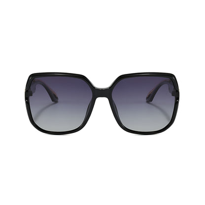 Damen-Sonnenbrille Techsuit 5228, polarisiert, schwarz-gold