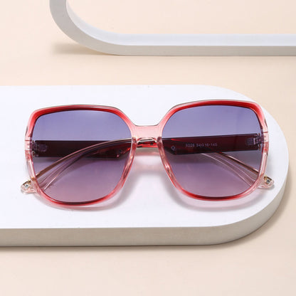 Damen-Sonnenbrille Techsuit 5228, polarisiert, schwarz-gold