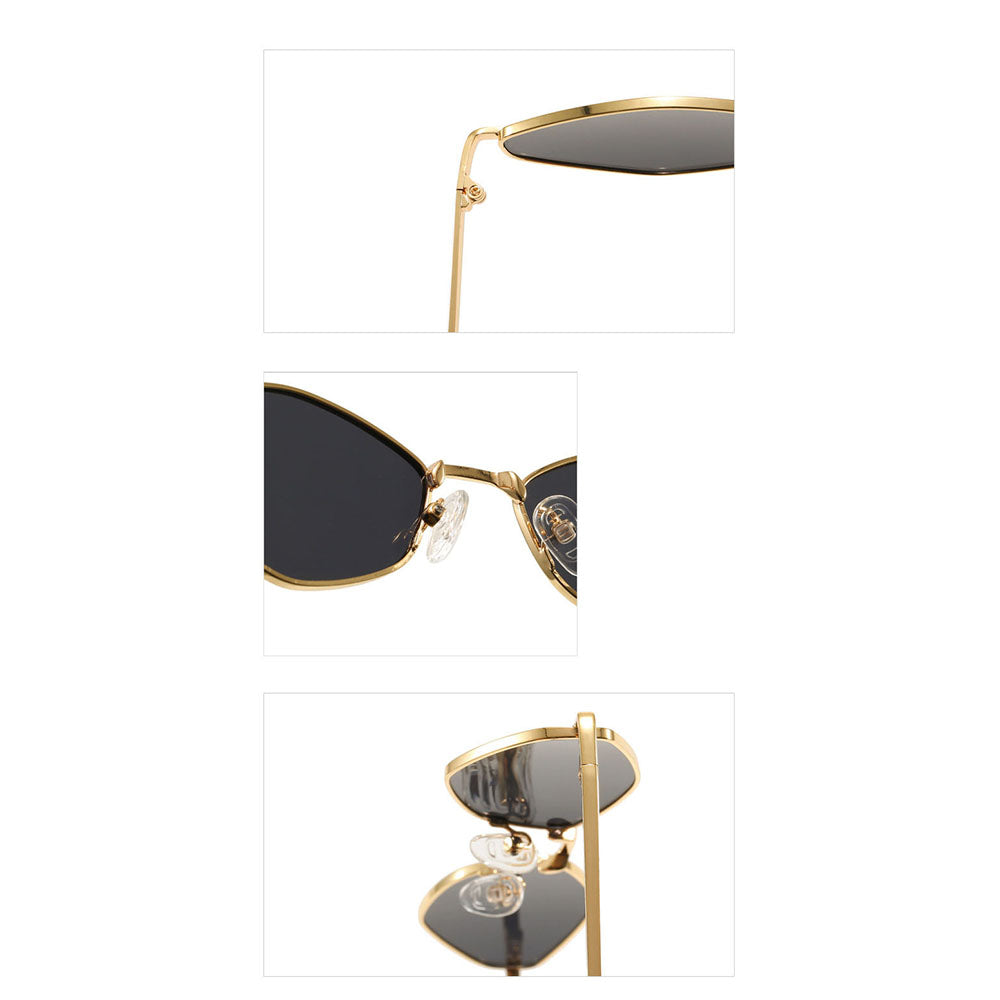 Damen-Sonnenbrille Techsuit 6206, Gold Schwarz