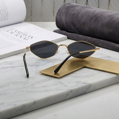 Damen-Sonnenbrille Techsuit 6206, Gold Schwarz