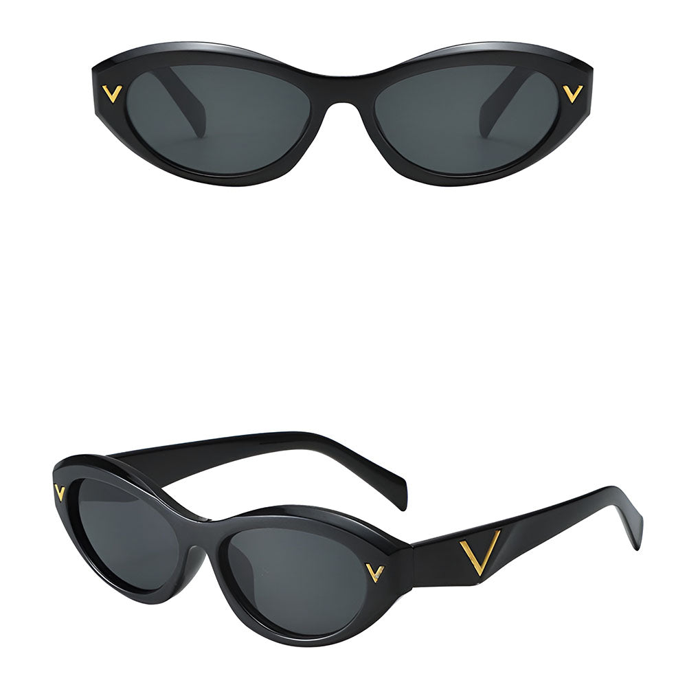 Damen-Sonnenbrille Techsuit 77115, Schwarz