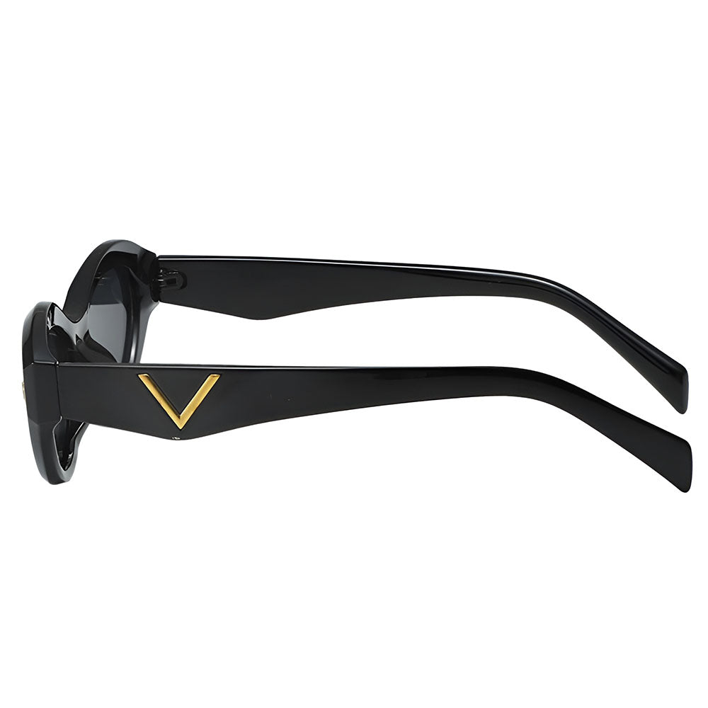 Damen-Sonnenbrille Techsuit 77115, Schwarz