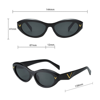 Damen-Sonnenbrille Techsuit 77115, Schwarz