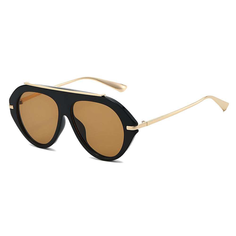 Damen-Sonnenbrille Techsuit 8092, Schwarz Braun