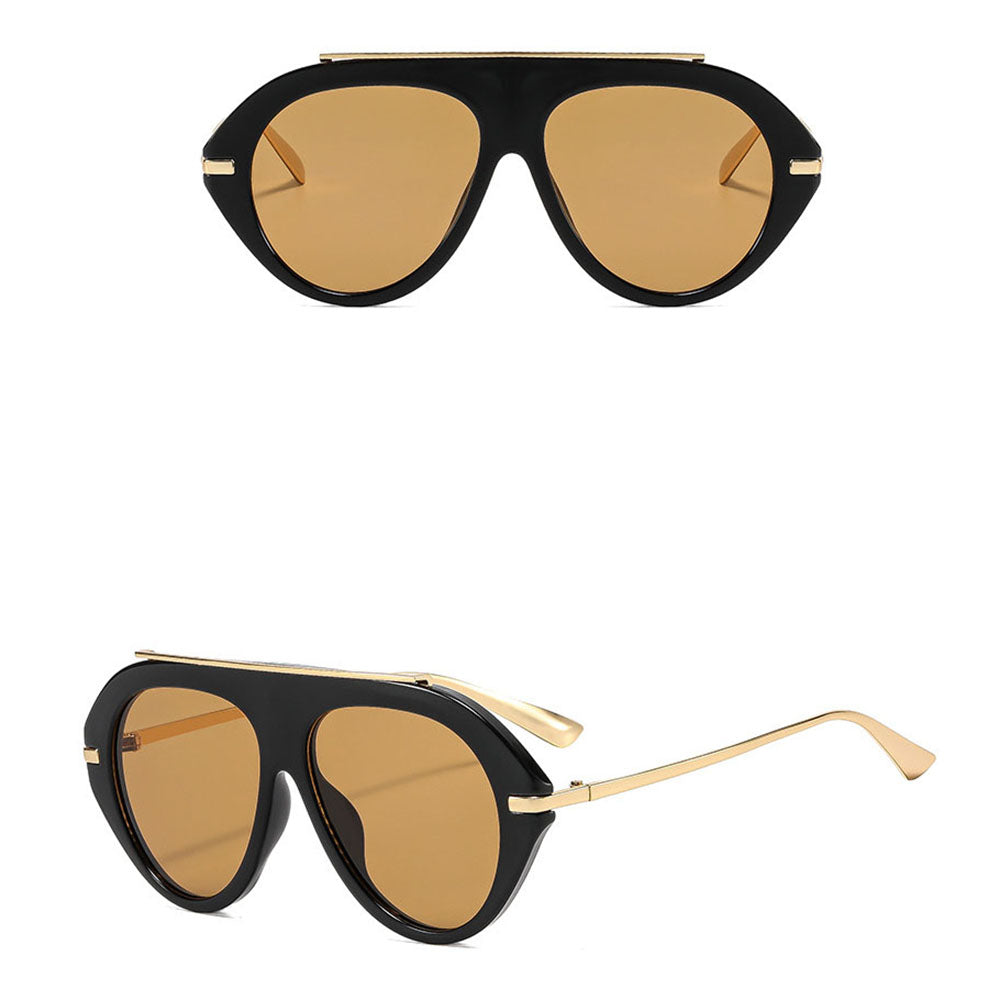 Damen-Sonnenbrille Techsuit 8092, Schwarz Braun
