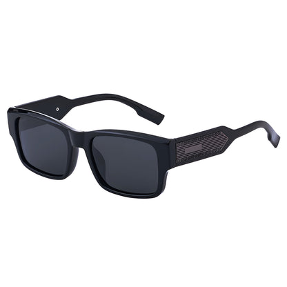 Damen-Sonnenbrille Techsuit 8485, polarisiert, UV-Schutz, schwarz