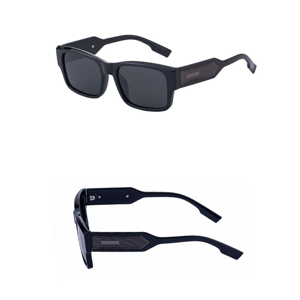 Damen-Sonnenbrille Techsuit 8485, polarisiert, UV-Schutz, schwarz