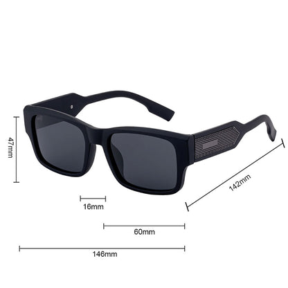 Damen-Sonnenbrille Techsuit 8485, polarisiert, UV-Schutz, schwarz