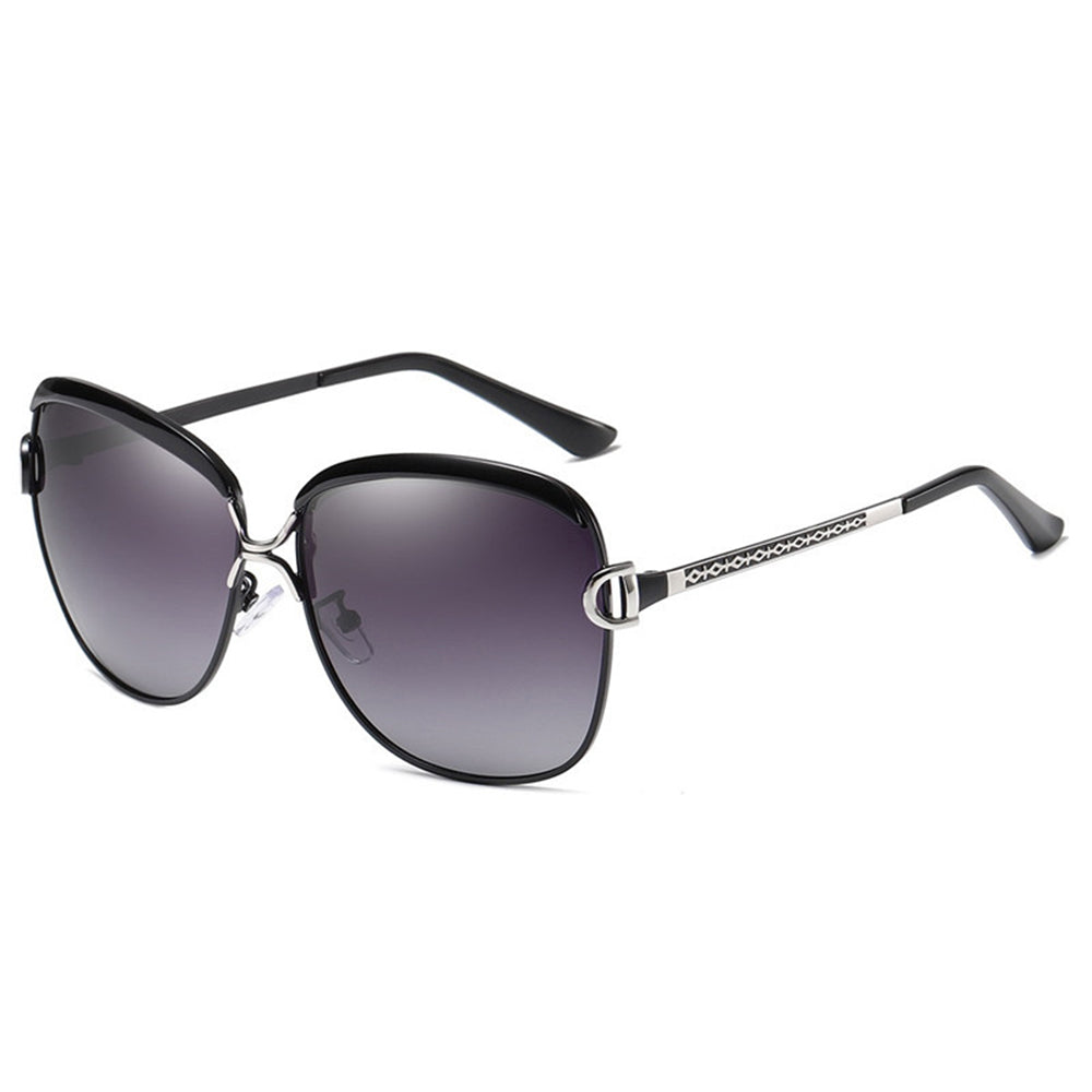 Lunettes de Soleil Femme Techsuit 8702, Polarisées, Protection UV, Noires
