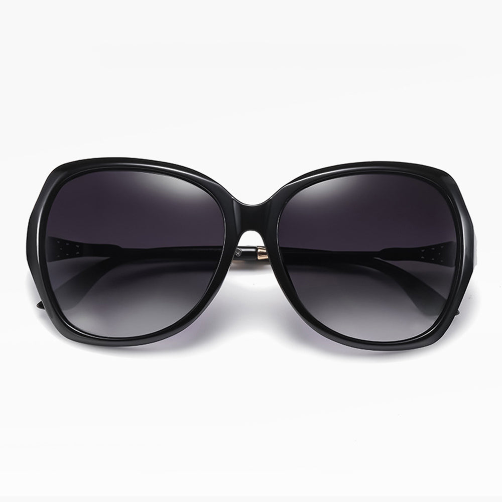 Lunettes de Soleil Femme Techsuit 8881, Polarisées, Protection UV, Noir Gris
