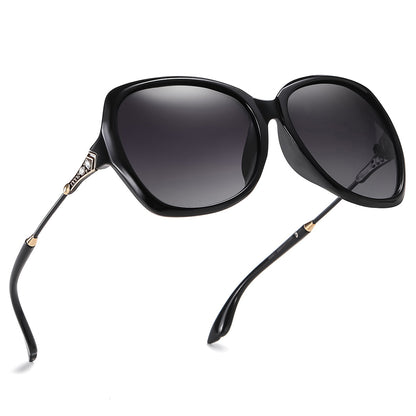 Lunettes de Soleil Femme Techsuit 8881, Polarisées, Protection UV, Noir Gris