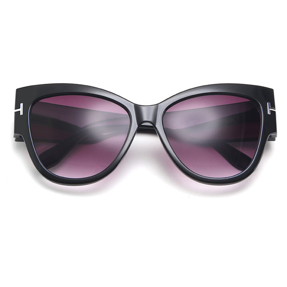 Techsuit 9778 Women's Sunglasses, Black Brown