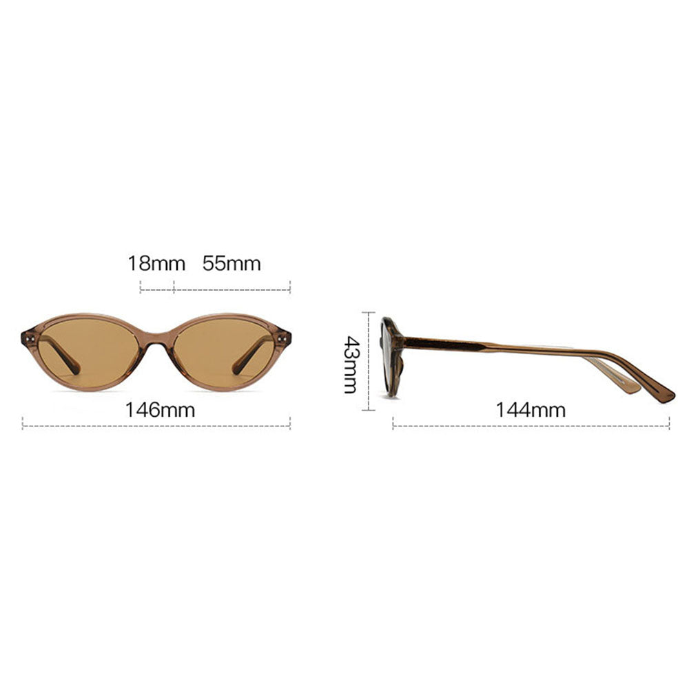 Damen-Sonnenbrille Techsuit 99034, Schwarz