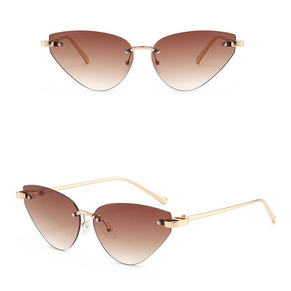 Damen-Sonnenbrille Techsuit S099, Gold Braun