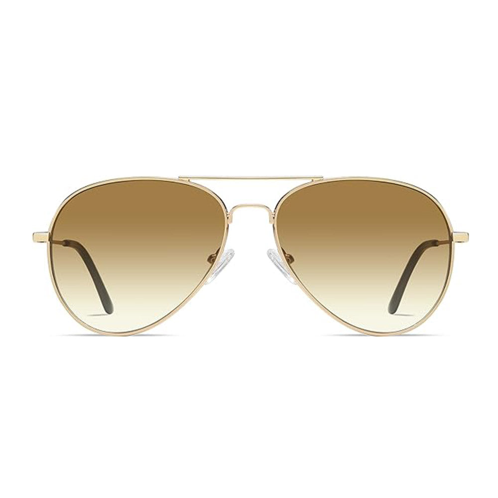 Unisex Techsuit 3025 Sonnenbrille, UV-Schutz, Gold Braun