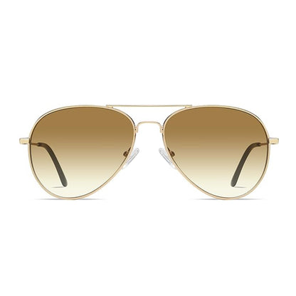 Unisex Techsuit 3025 Sonnenbrille, UV-Schutz, Gold Braun
