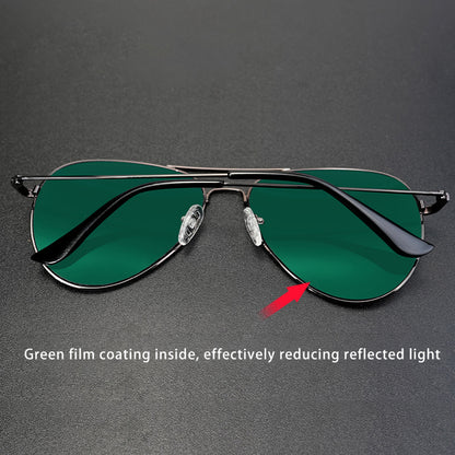 Lunettes de Soleil Unisex Techsuit 3025, Protection UV, Or Vert