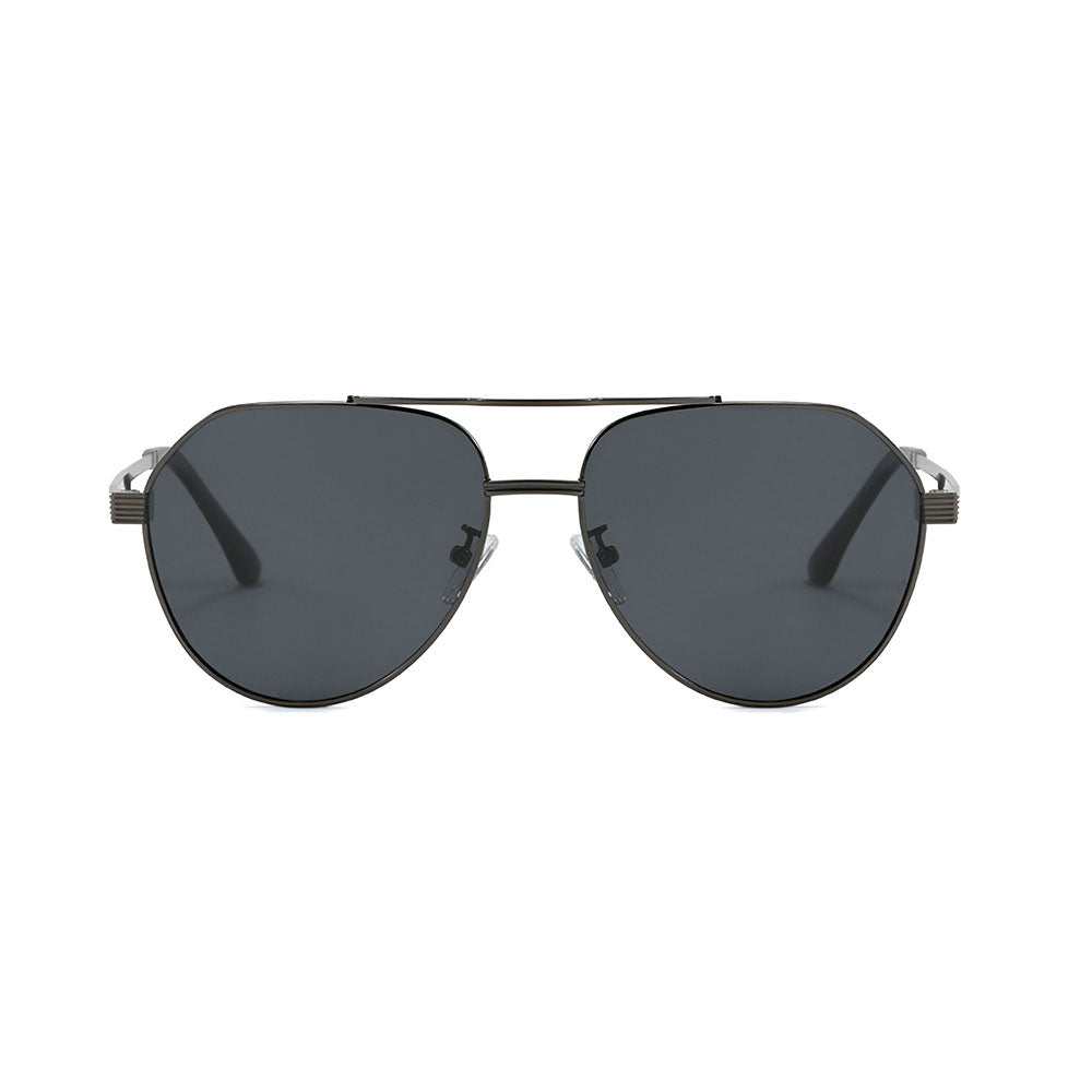 Unisex Techsuit 8622 Sonnenbrille, polarisiert, UV-Schutz, Dunkelgrau