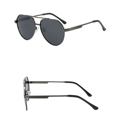 Unisex Techsuit 8622 Sonnenbrille, polarisiert, UV-Schutz, Dunkelgrau