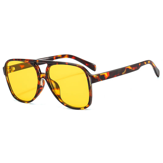 Lunettes de Soleil Unisexes Techsuit 98061, Protection UV, Jaunes