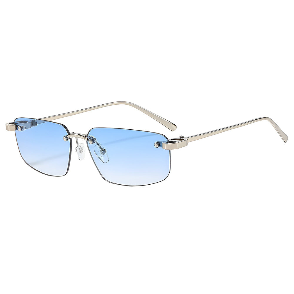 Lunettes de Soleil Unisex Techsuit S098, Argent Bleu
