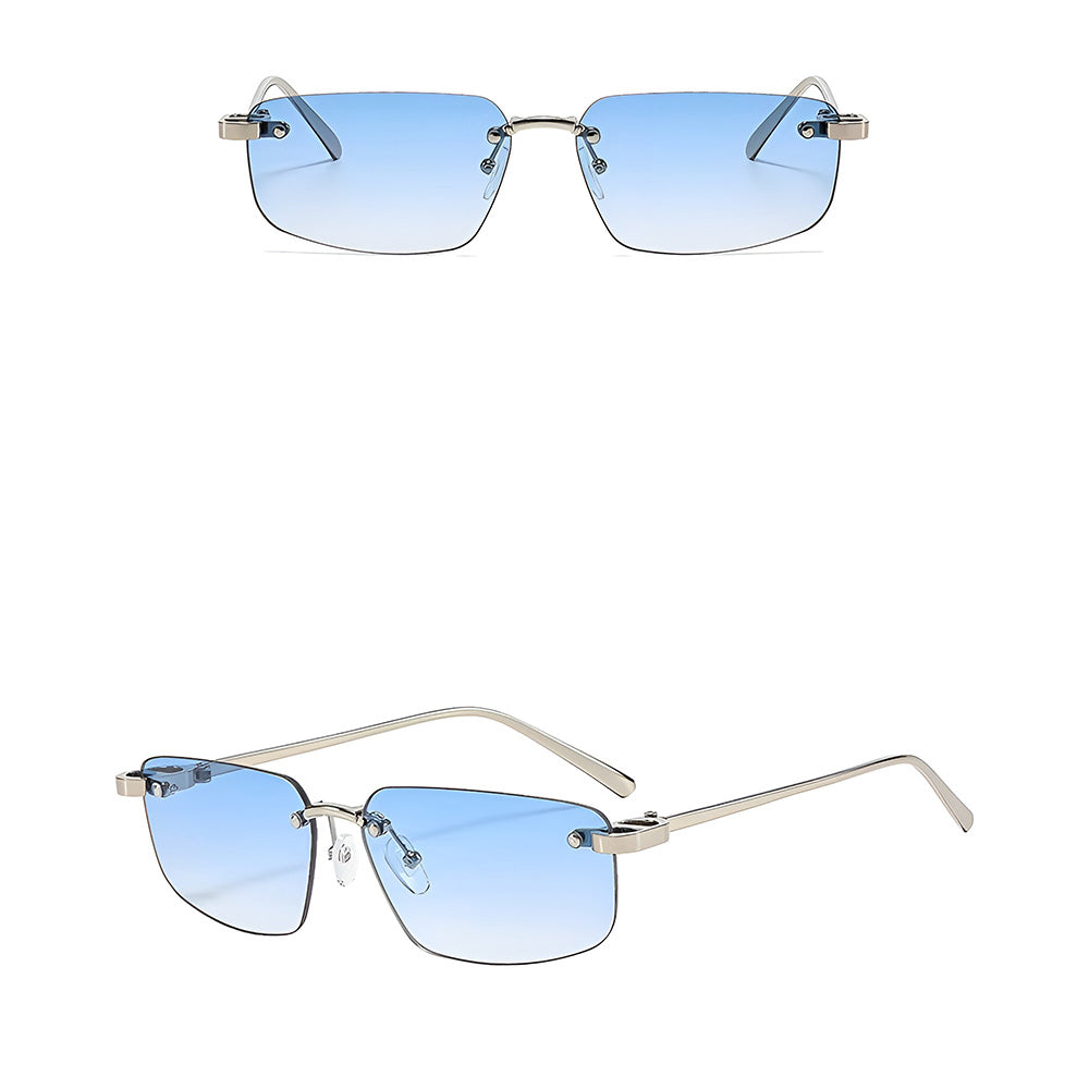 Lunettes de Soleil Unisex Techsuit S098, Argent Bleu