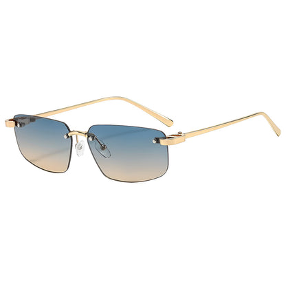 Unisex Techsuit Sonnenbrille S098, Gold Blau Grün