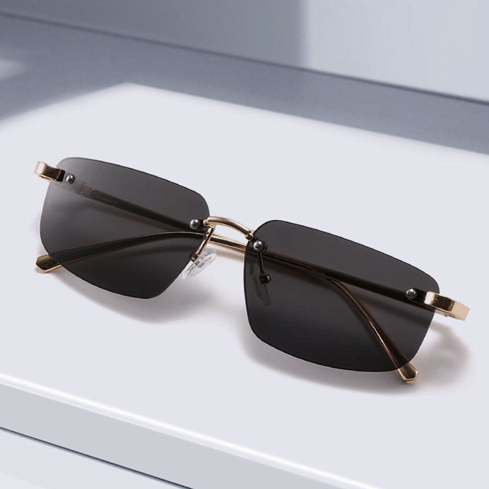 Unisex-Sonnenbrille Techsuit S098, Gold Hellbraun