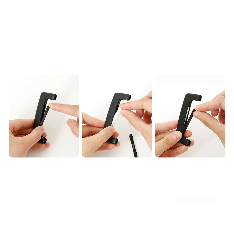 Auto-Lufterfrischer Baseus Paddle Ultrathin, Schwarz SUXUN-BP01
