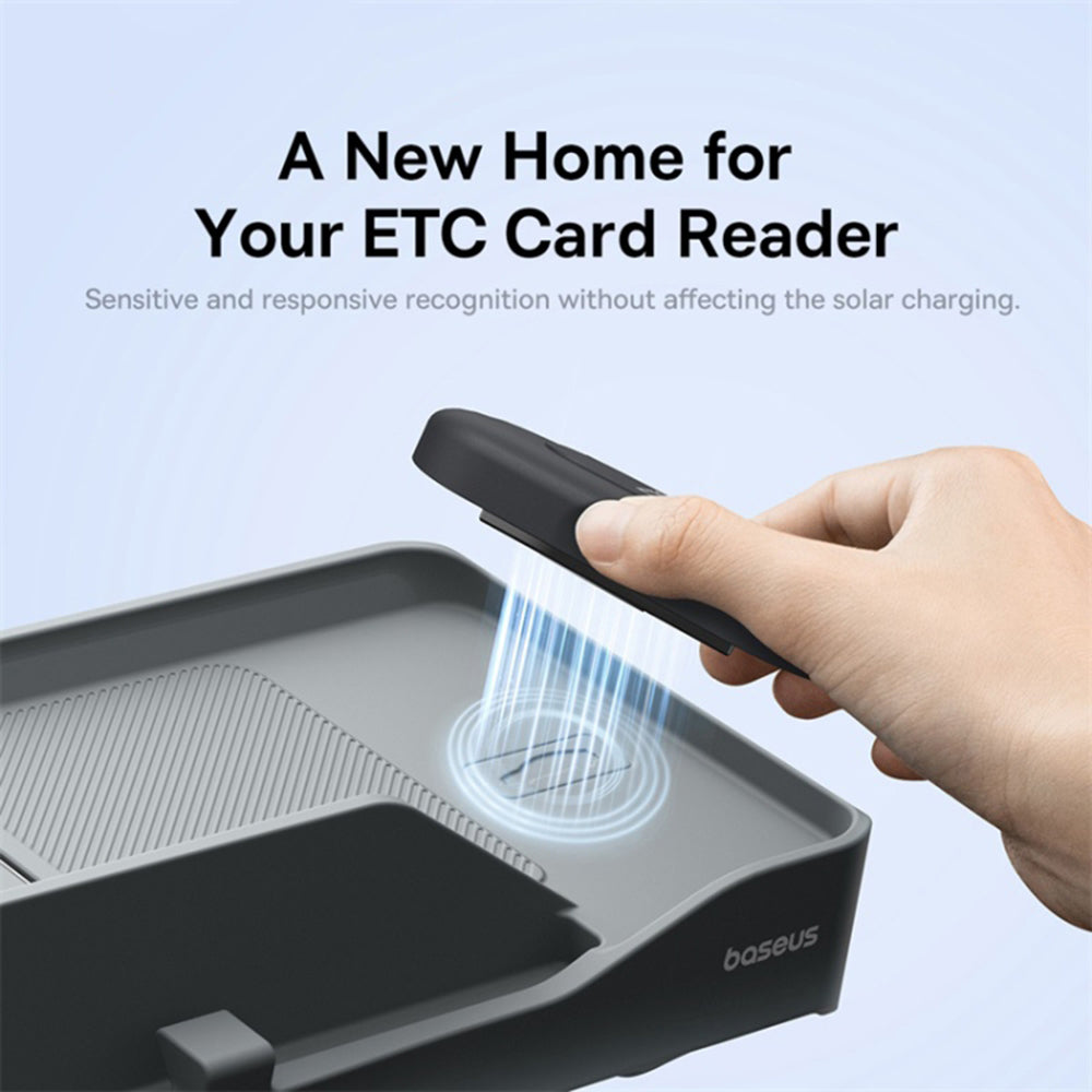 Organisateur Auto avec lecteur de carte ETC Baseus T-Space pour voiture Tesla C20251301811-00
