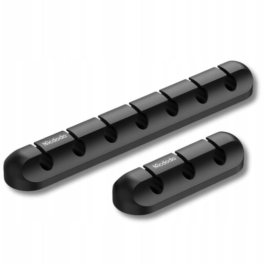 Organisateur de Câbles McDodo WF-5960, Set de 2 pièces, Noir