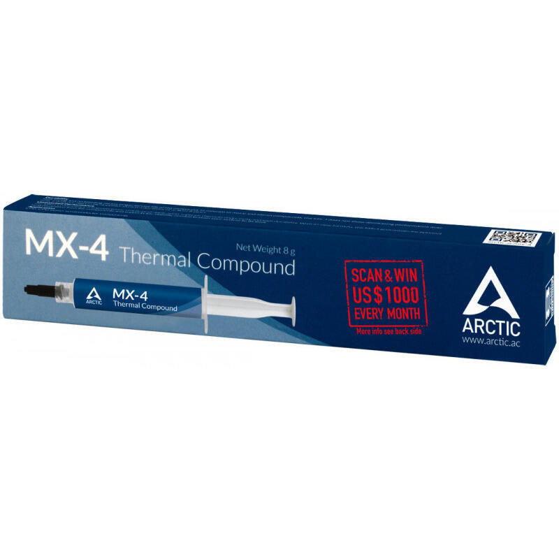 Wärmeleitpaste ARCTIC MX-4, Spritzen-Typ, 8g ACTCP00008B