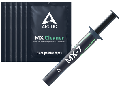 Wärmeleitpaste ARCTIC MX-7 + MX Cleaner Tücher, Spritzenart, 4g ACTCP00092A
