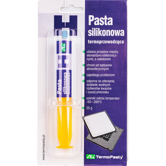 Pâte Thermoconductrice AG Termopasty, Type Seringue, 25g ART.AGT-056