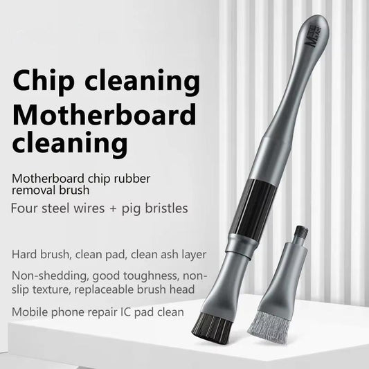 Antistatische Bürste MaAnt 2in1, Grau