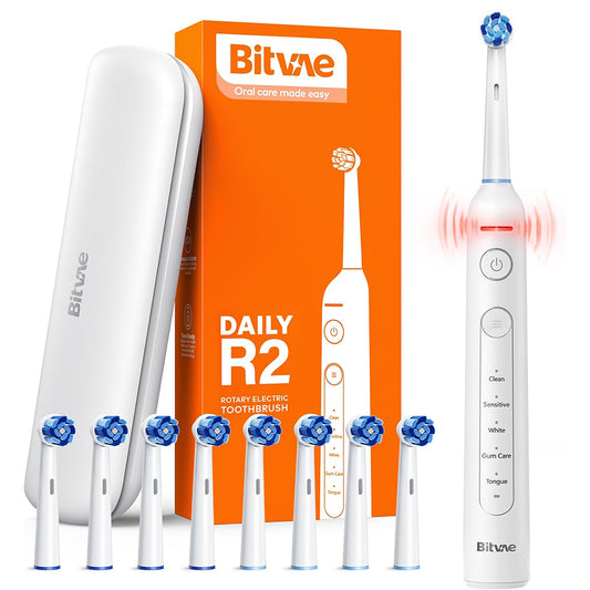 Brosse à dents électrique Bitvae R2, blanche
