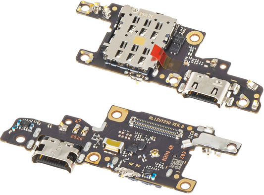 Carte avec Connecteur de Charge - Microphone - Module Lecteur SIM Huawei nova 14 Pro, Service Pack 02357EQE