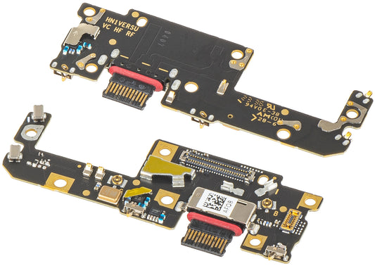 Carte avec Connecteur de Charge - Microphone Honor Magic V2, Swap