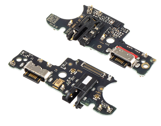 Carte avec Connecteur de Charge - Audio - Microphone Motorola Moto G55, Swap 5P68C28436