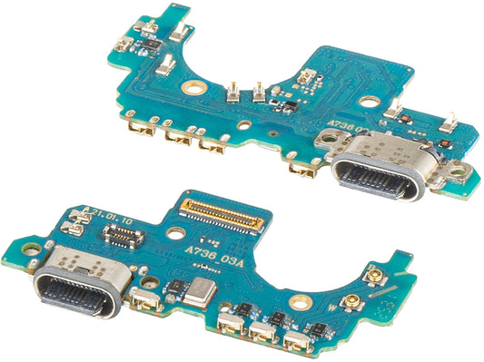 Ladeanschlussplatine - Mikrofon Samsung Galaxy A73 5G A736