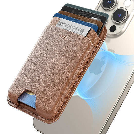 Portefeuille MagSafe, ESR, Boost, Marron