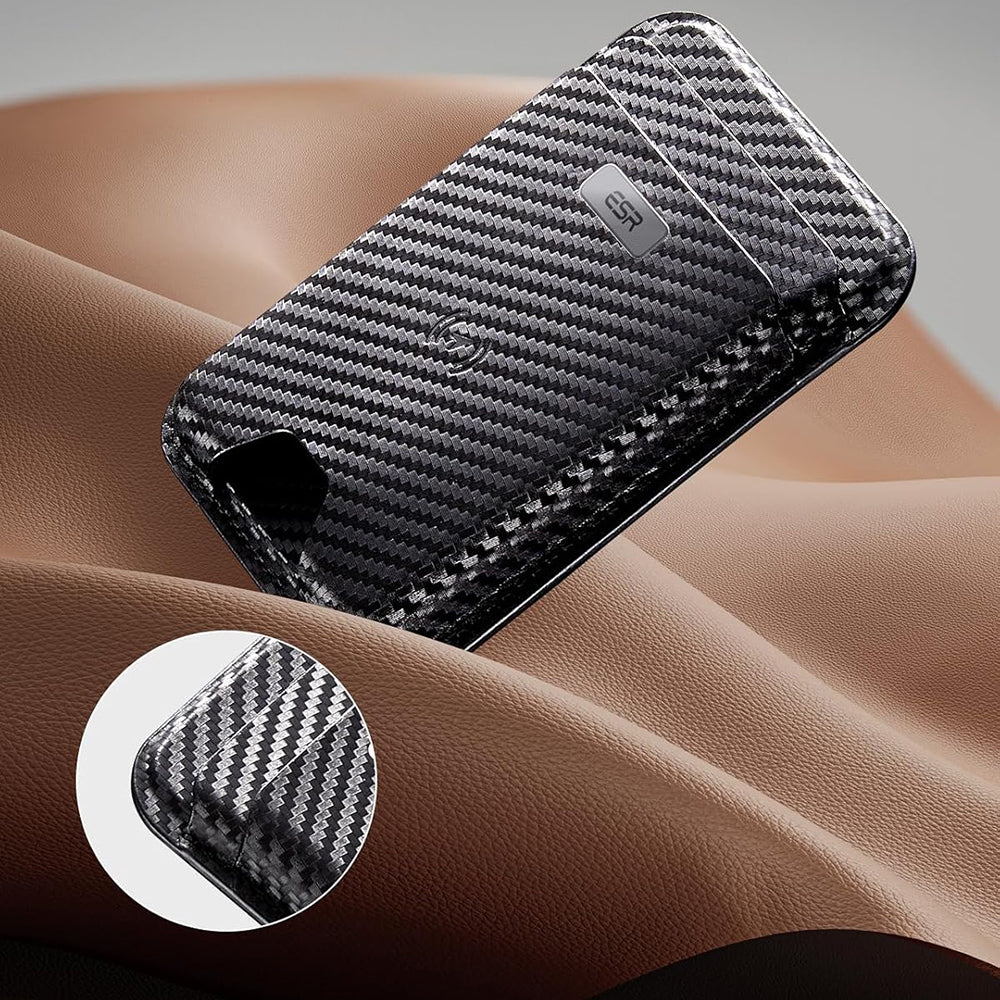 Portefeuille MagSafe, ESR, Classic Geo Carbon, Noir