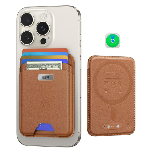Portefeuille MagSafe, ESR, Classic Geo, Marron