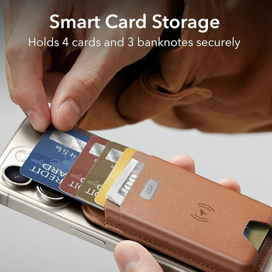 Portefeuille MagSafe, ESR, Classic Geo, Marron