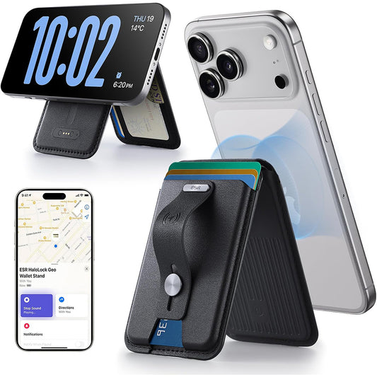 Portefeuille MagSafe, ESR, Findy my Wallet, Noir