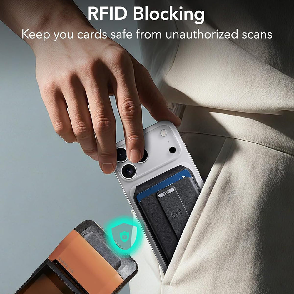 Portefeuille MagSafe, ESR, Findy my Wallet, Noir